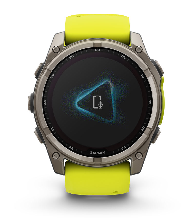 Смарт часовник Garmin FENIX 8 - 51 мм Solar Sapphire Carbon Gray, 1.4"(3.55cm), трансфлективен MIP дисплей, GPS, Bluetooth, 10 ATM, 32 GB вградена памет, до 30 дни време на работа, сив - характеристика 8